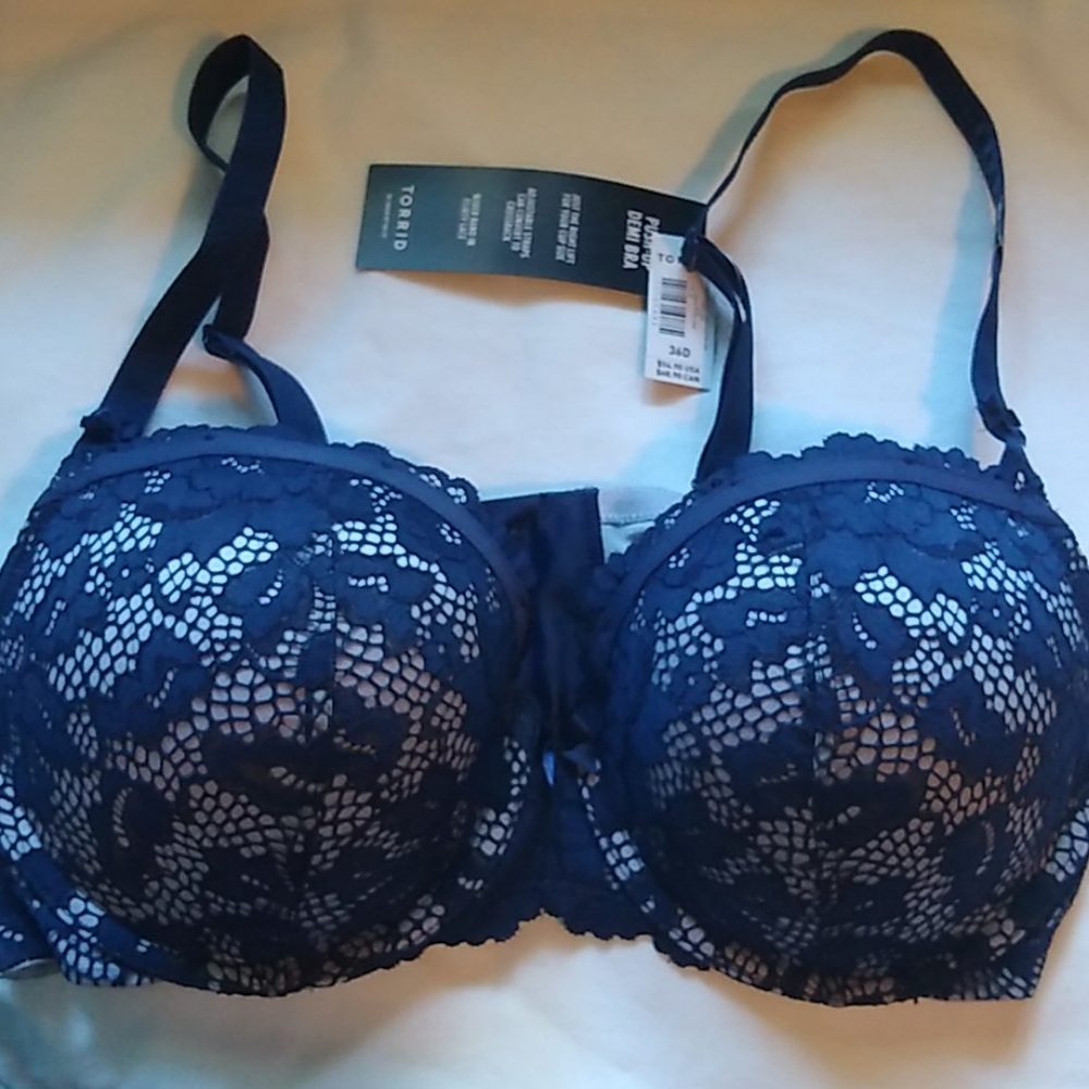 Torrid Push-Up Demi Bra 36D